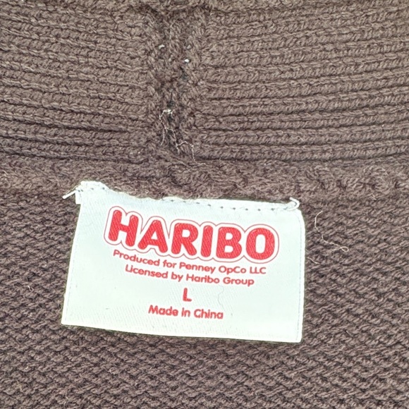 Haribo Limited Edition V-Neck Long Sleeve Cardigan NWT - Picture 6 of 9